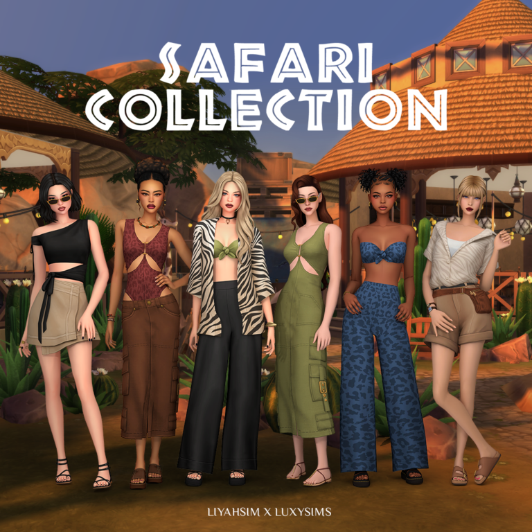 Cover artwork for Safari Collection — Liyahsim × Luxysims