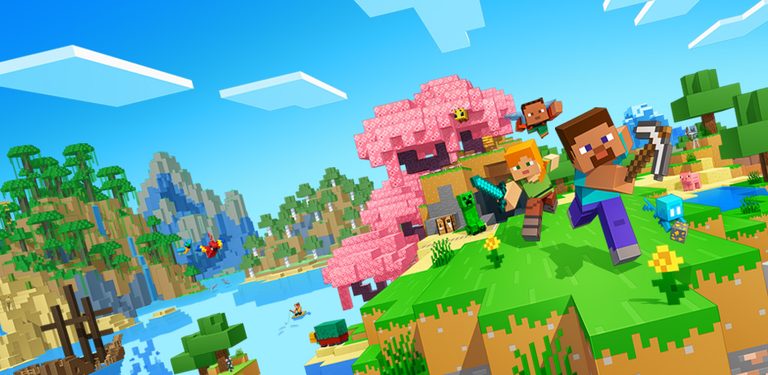 Cover artwork for Minecraft