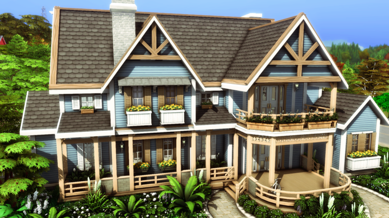 Cover artwork for Sims 4: Cozy Familiar Country House
