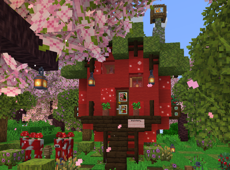 Cover artwork for Minecraft: Mushroom Home