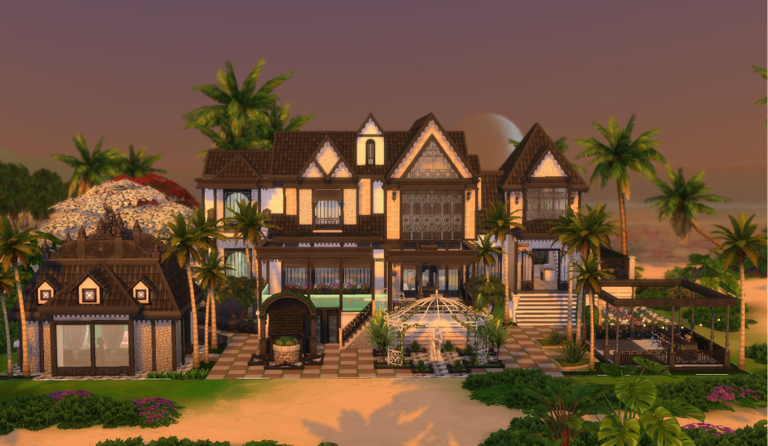 Cover artwork for Sims 4: Cozy beach house