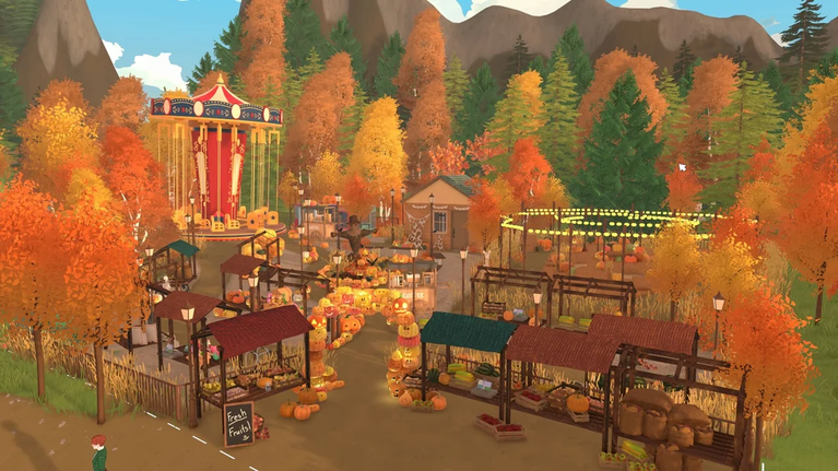 Cover artwork for Paralives: Cozy Autumn Fall Fair